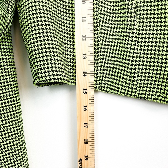 Zara Green and Black Checkered Crop Top - Picture 13 of 13